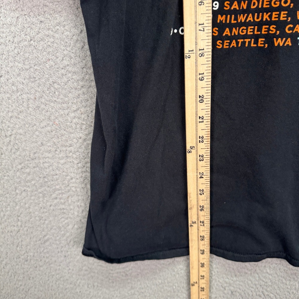 Hella Mega Tour 2021 TShirt Mens XL Black Green Day Fall Out Boy Weezer Band Tee - Picture 9 of 11